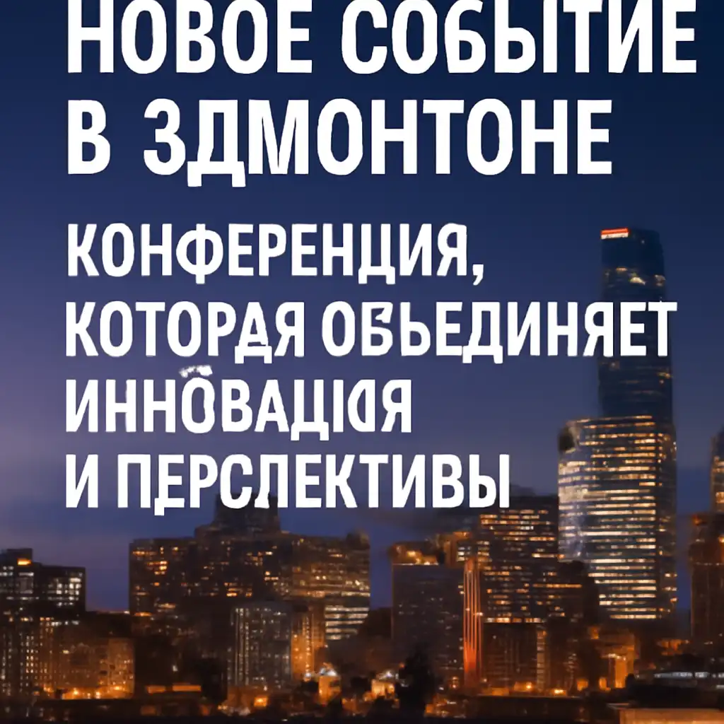 Новое событие в Эдмонтоне: Конференция, которая объединяет инновации и перспективы