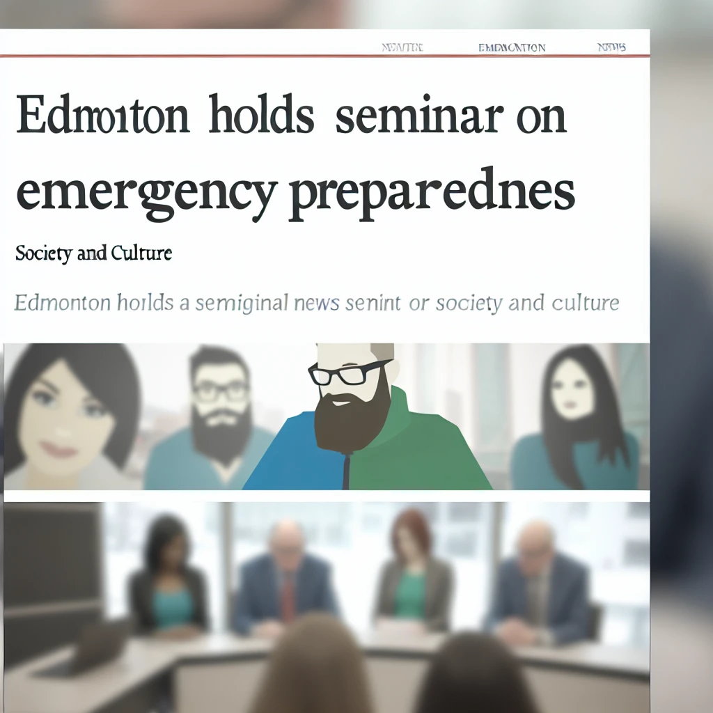 Эдмонтон проводит семинар по подготовке к чрезвычайным ситуациям | Общество и культура