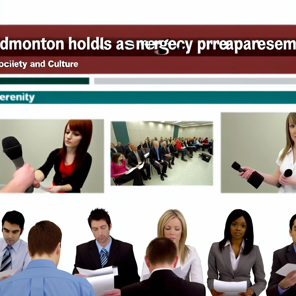 Эдмонтон проведет семинар по подготовке к чрезвычайным ситуациям | Общество и культура
