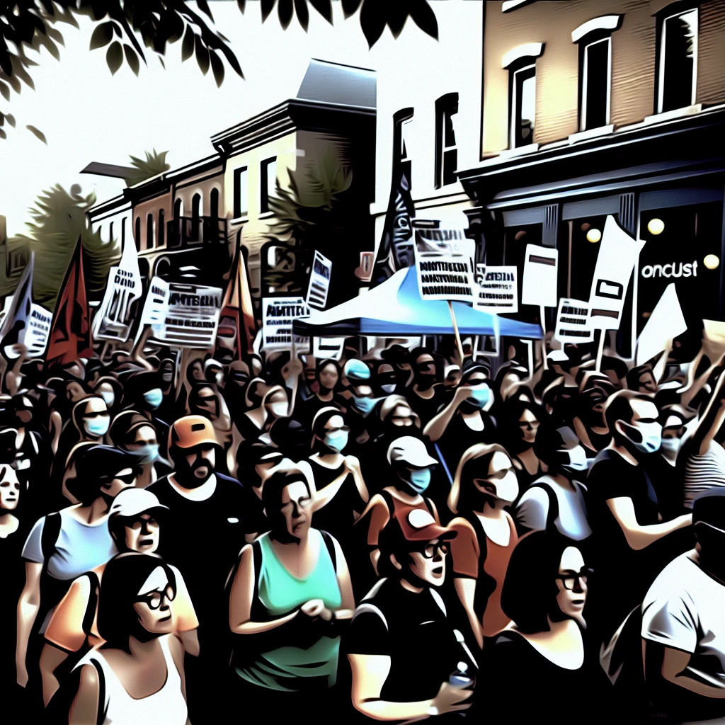 Марш траура в Монреале против закрытия музыкальных и культурных площадок | Общество и культура