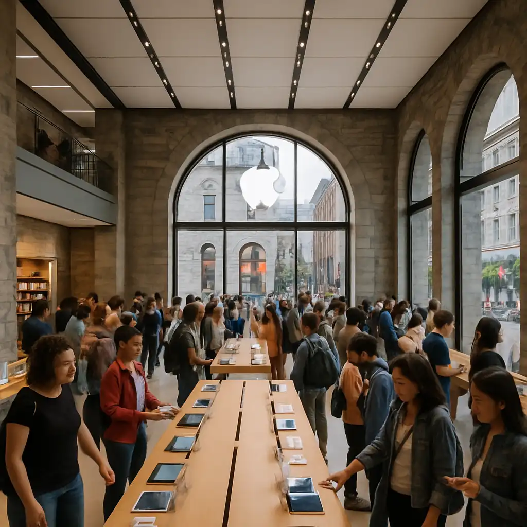 Открытие нового Apple на Святой Екатерине