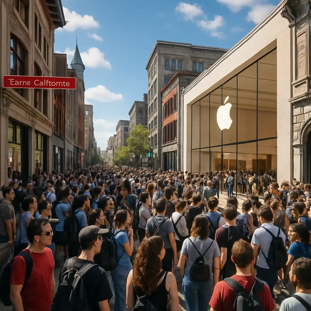 Новый магазин Apple на Сент-Катрин открылся в Монреале