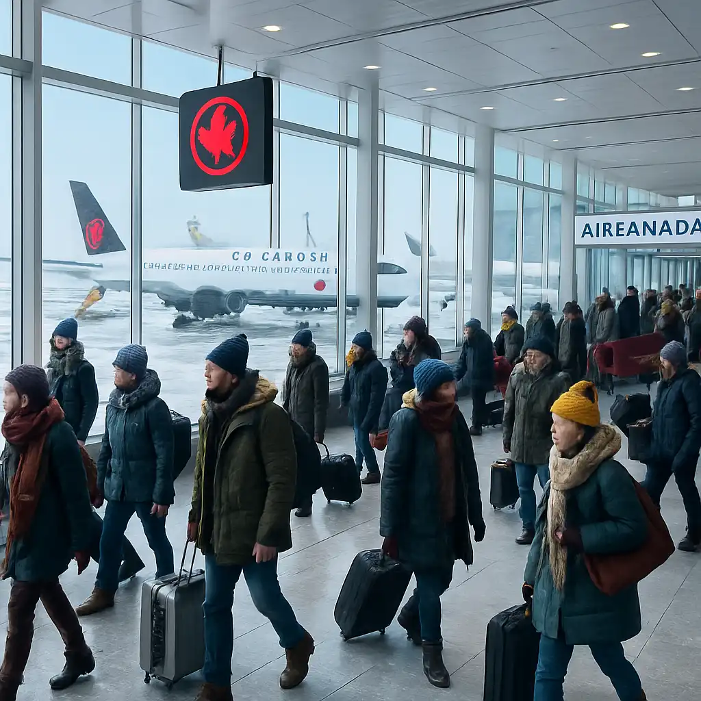 Air Canada меняет политику из-за холодов