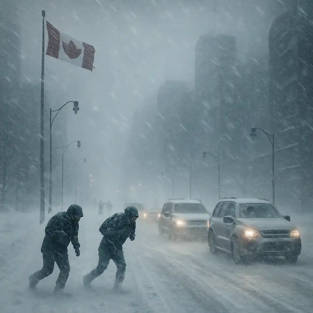 Ледяное ненастье охватывает Канаду