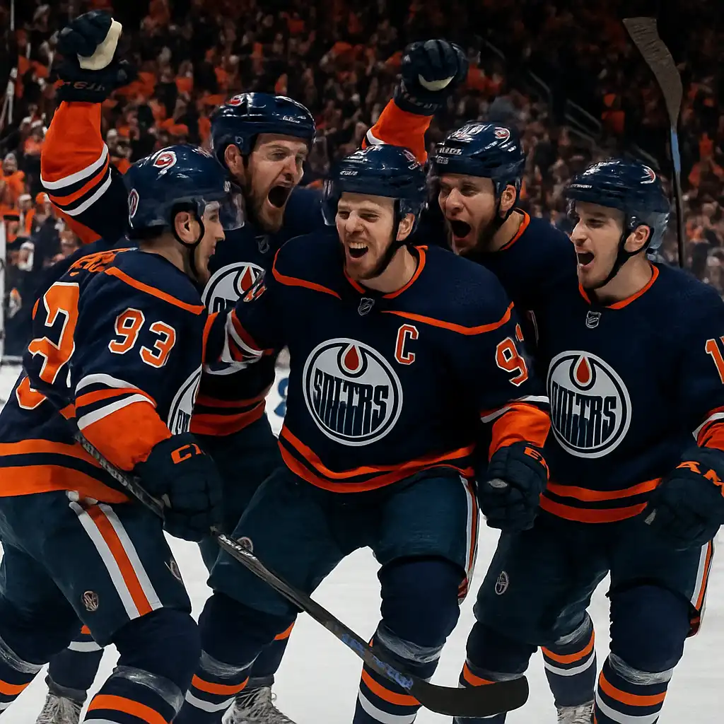 Ойлерс разгромили Канукс со счётом 6-0