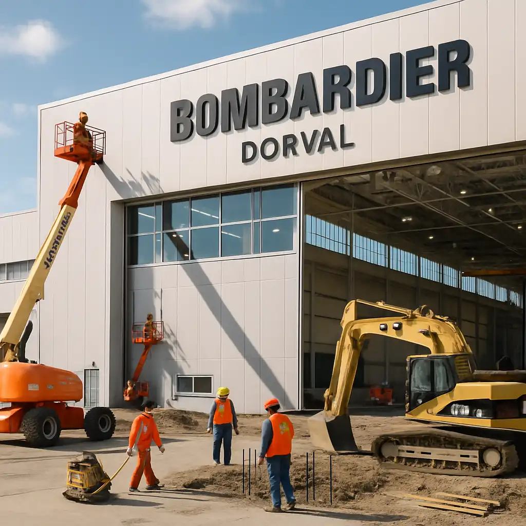Bombardier расширяет производство в Дорвале