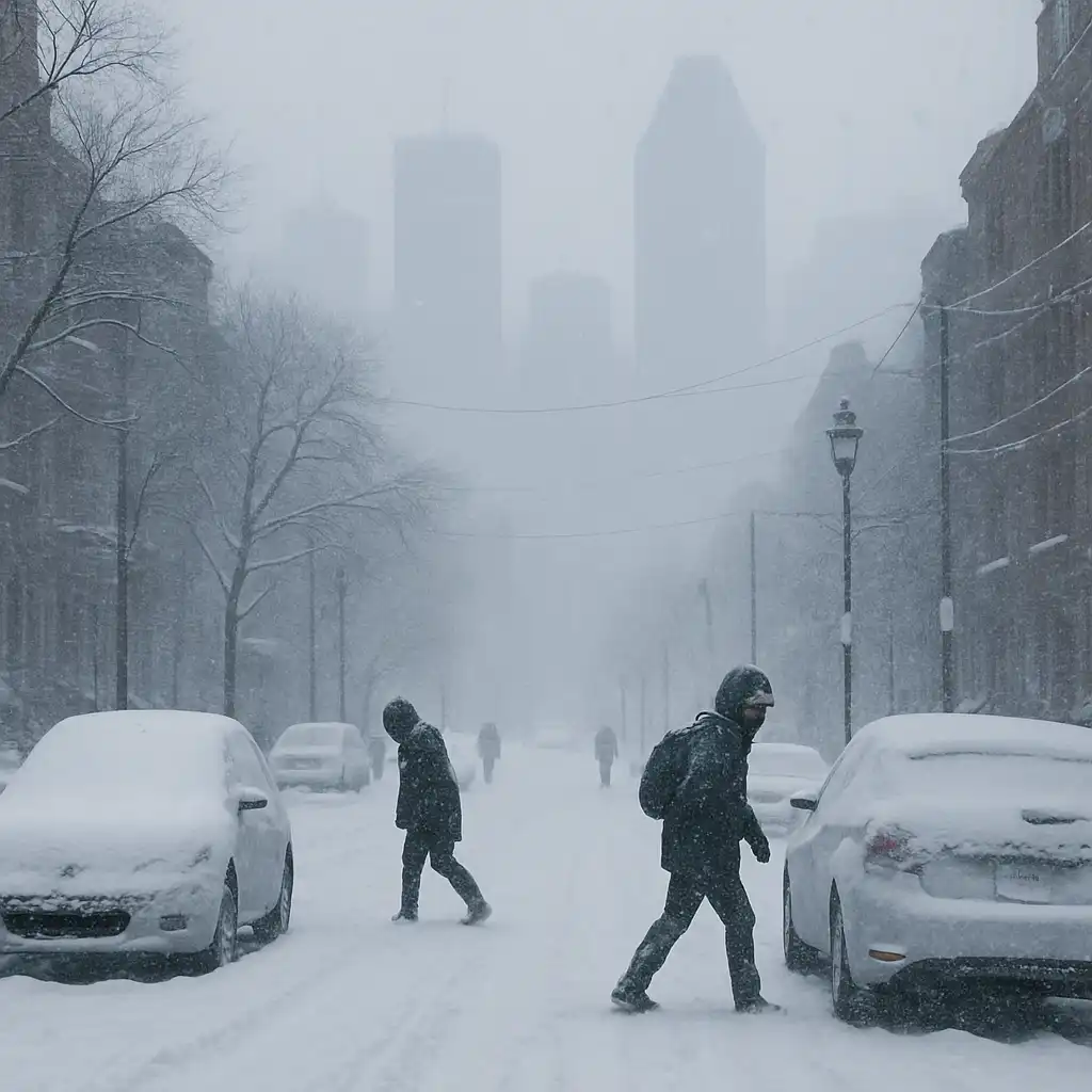 Монреаль накроет снежная буря