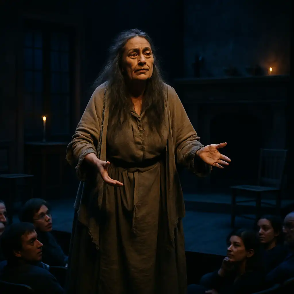 Спектакль "Ведьма" с Тантой Кардинал в Торонто