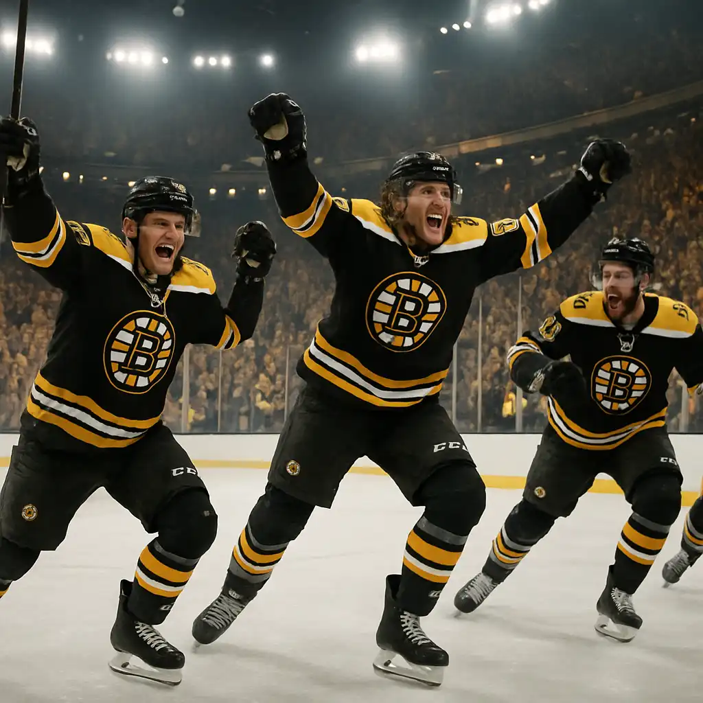 Блестящая победа Bruins над Oilers!