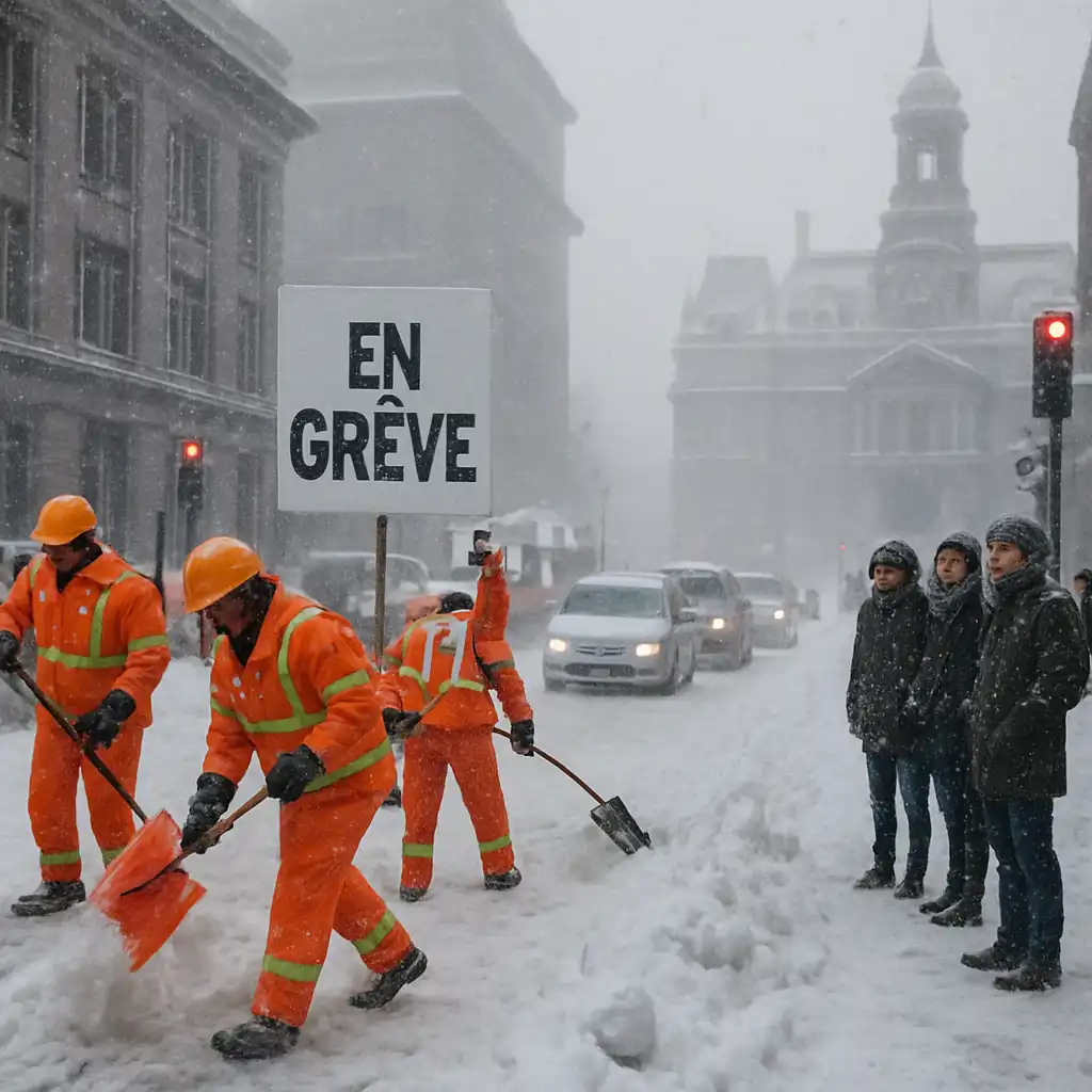 Монреаль: Забастовка рабочих