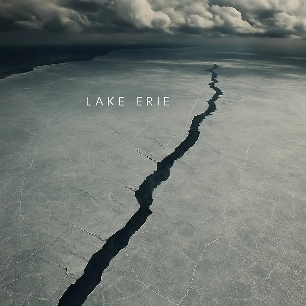 Огромная трещина на озере Эри вызывает тревогу