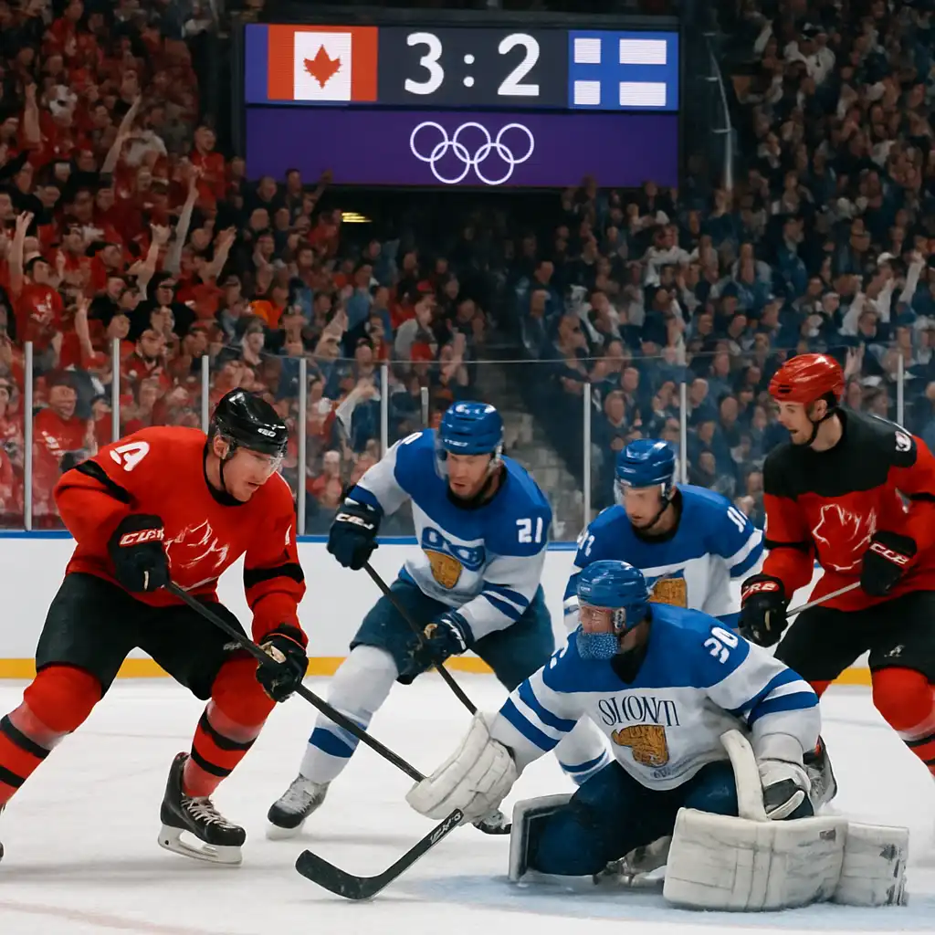 Канада в финале олимпийского хоккея!