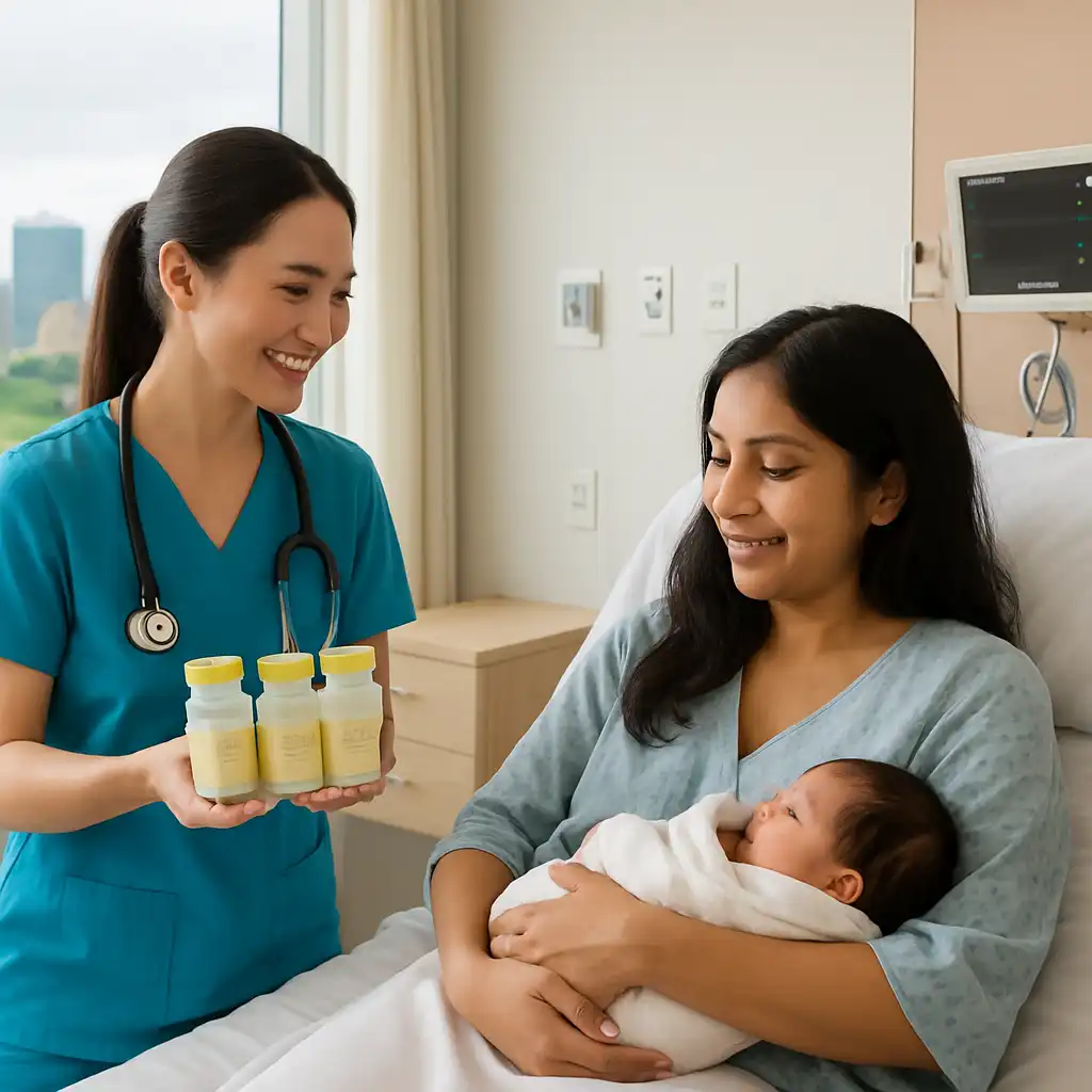 Запуск программы донорства грудного молока в Эдмонтоне