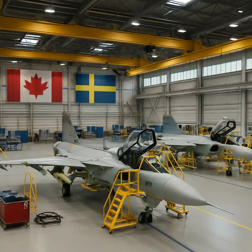 Сааб планирует сборку Gripen E в Канаде