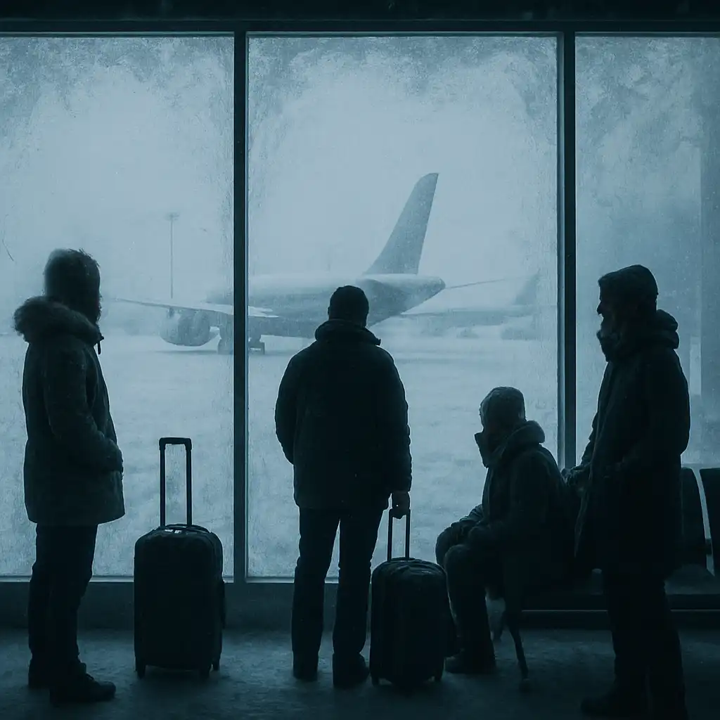 Задержки рейсов из-за морозов в Эдмонтоне