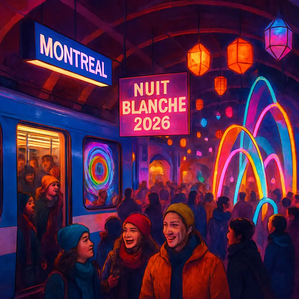 Монреальский метро почти круглосуточно на Ночь белую 2026