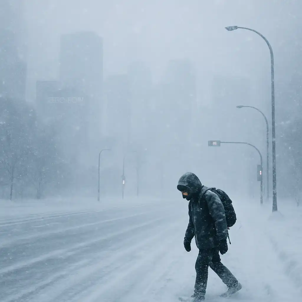 Снегопад и морозы в Эдмонтоне: активирован ответ на экстремальную погоду