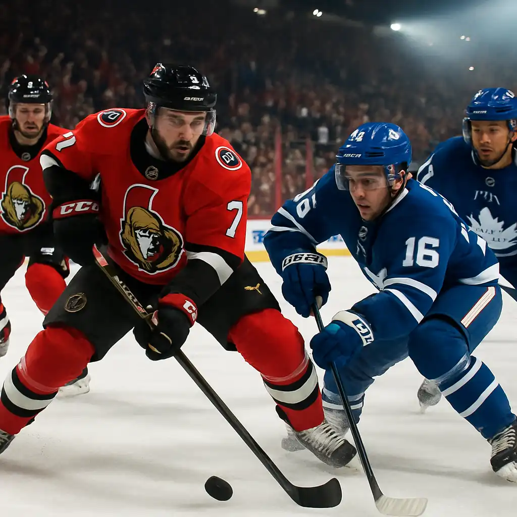 БИТВА НА ЛЬДУ: Сенаторы против Мэйпл Лифс!