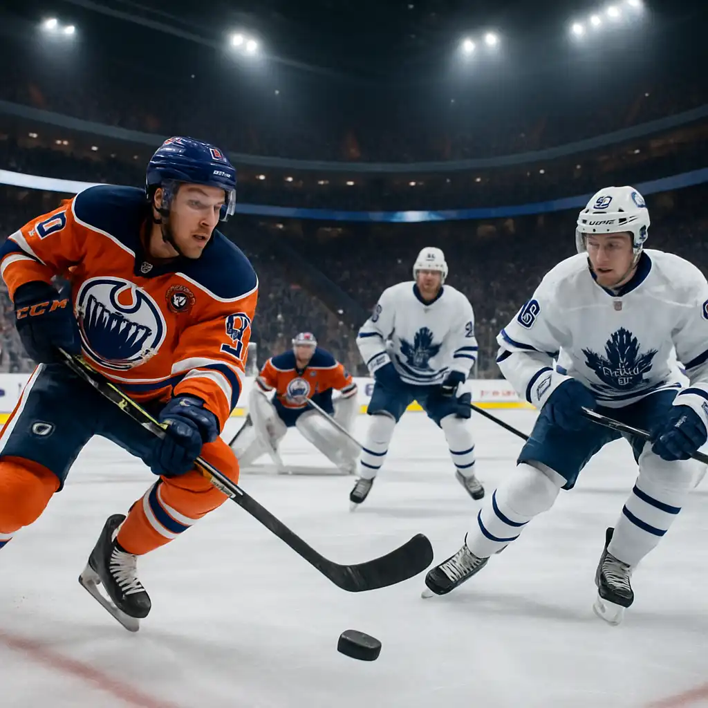 Эдмонтон Ойлерз уступили Торонто Мэйпл Лифс