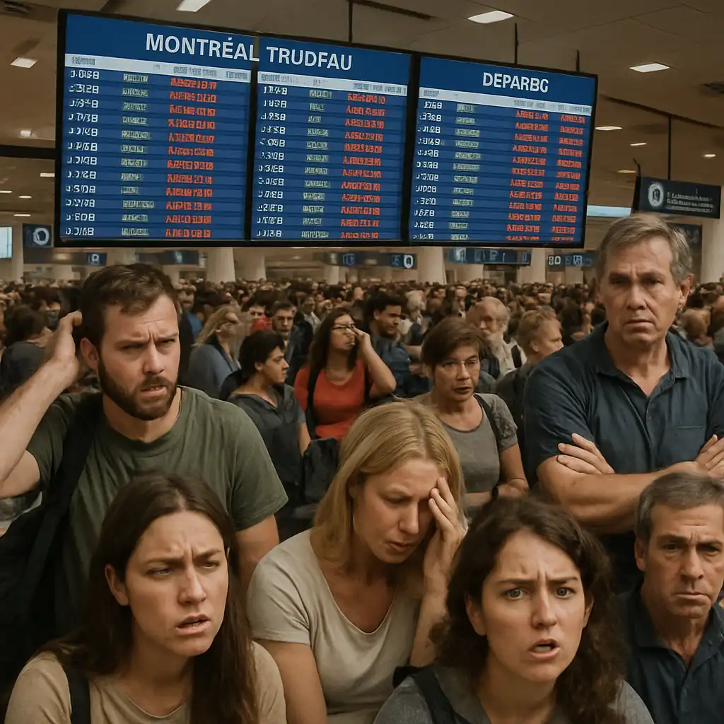 Сотни путешественников застряли в аэропорту Монреаля