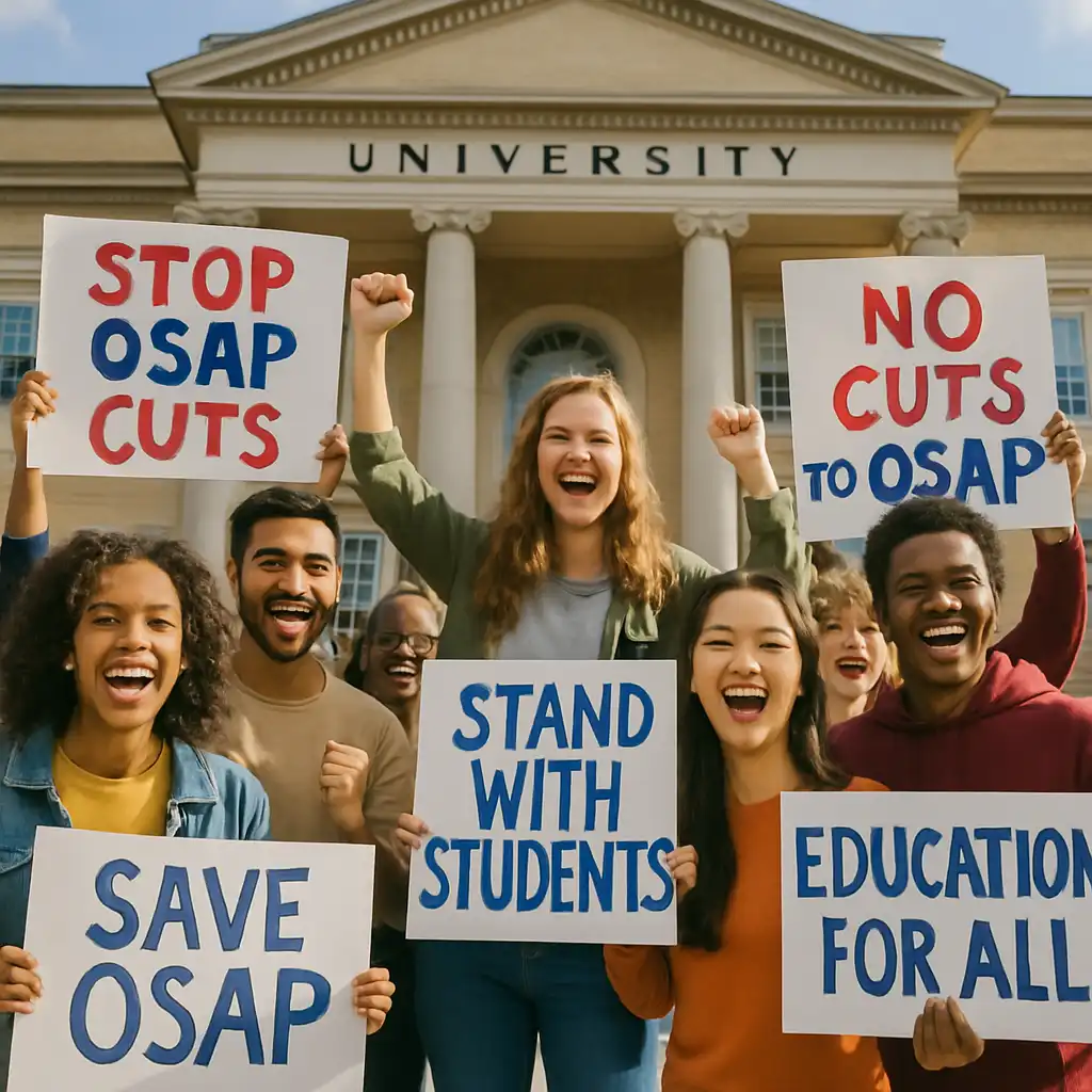 Студенты Онтарио борются с изменениями OSAP