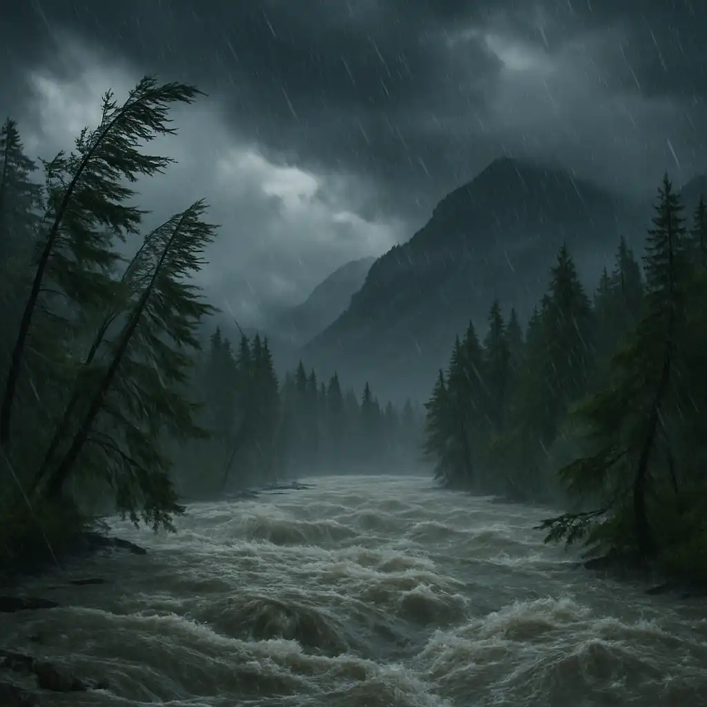 Атмосферная река угрожает Британской Колумбии