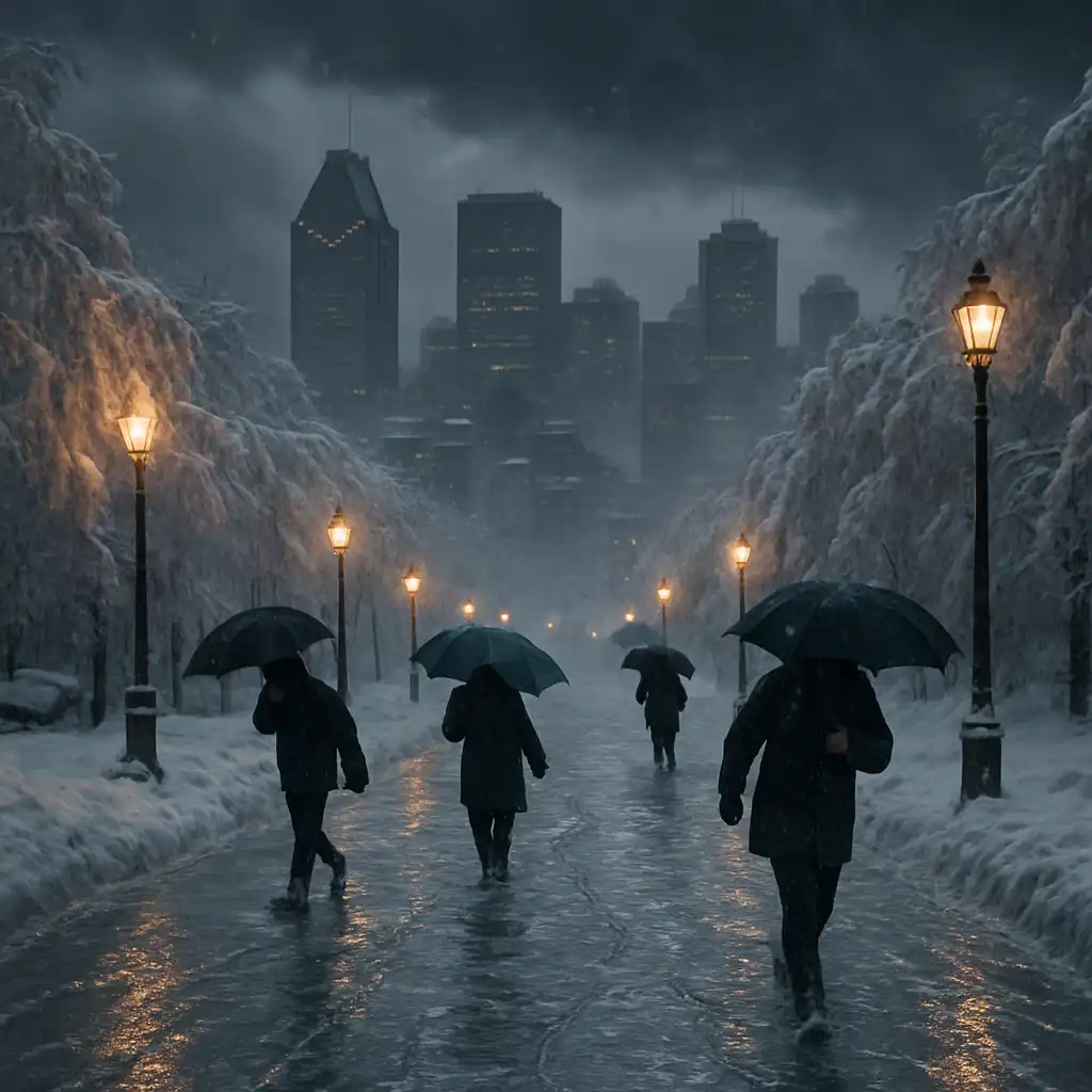 Монреаль готовится к ледяному шторму