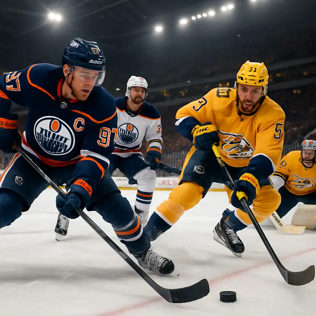 Энергичная победа Oilers над Predators!