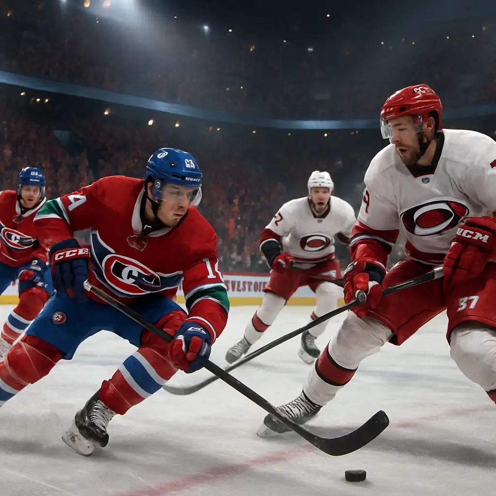 ⚡️ Канадцы против Ураганов на Bell Centre! 🏒