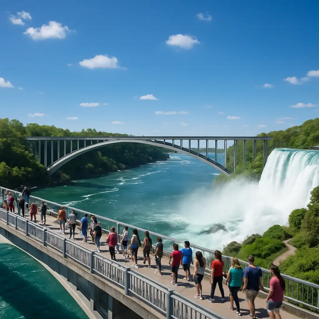 Пешие прогулки через Ниагарский водопад в 2026 году