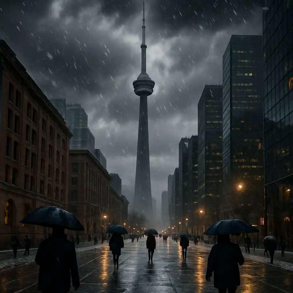 Смешанные осадки и ледяные опасности в Торонто