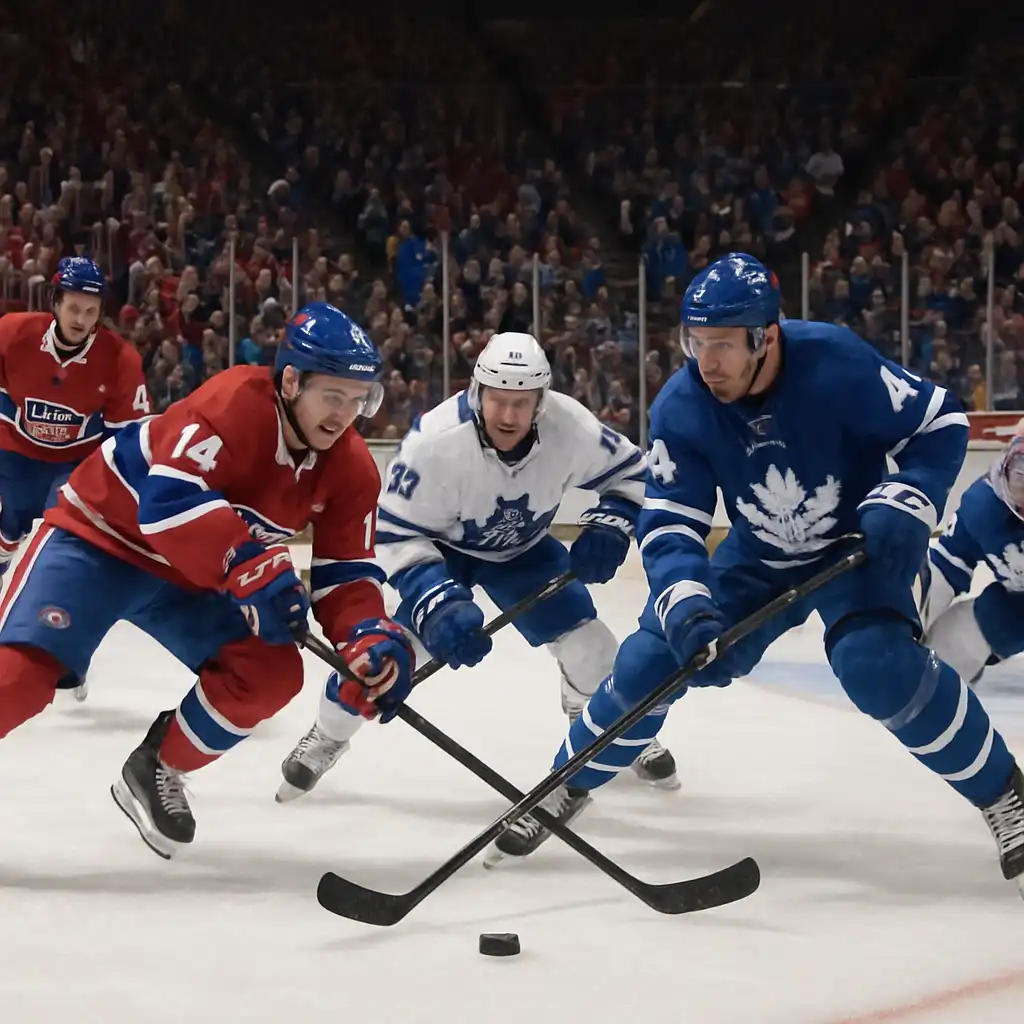 Монреаль Канадиенс против Торонто Мэйпл Лифс!