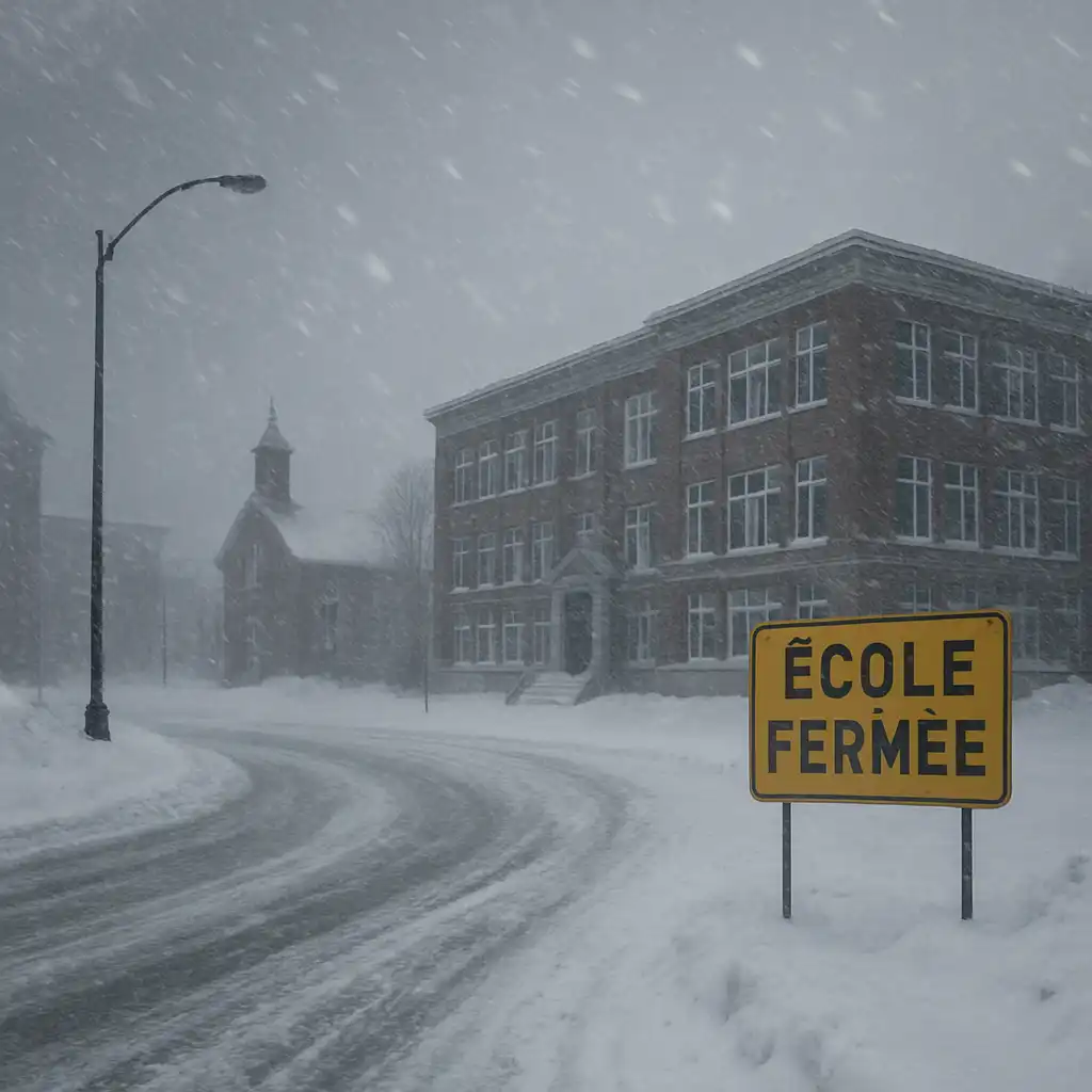 Шторм закрывает школы в Квебеке и Оттаве