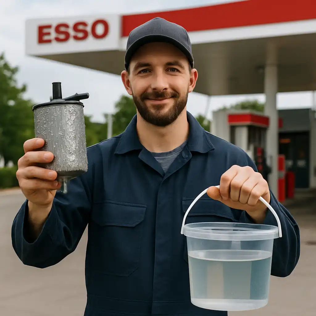 Вода в бензине: десятки машин заглохли на одной заправке в Эдмонтоне