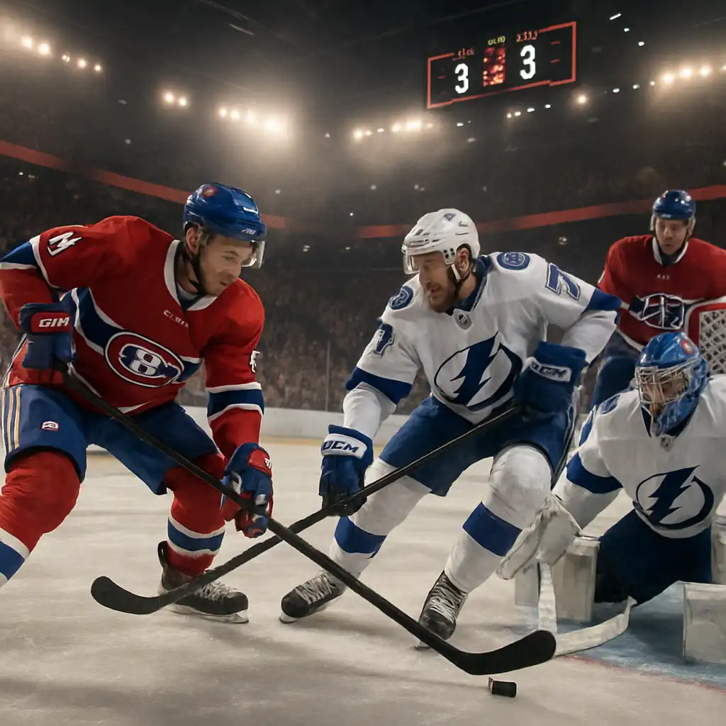 Боевая хоккейная драма: Монреаль vs Тампа-Бэй!