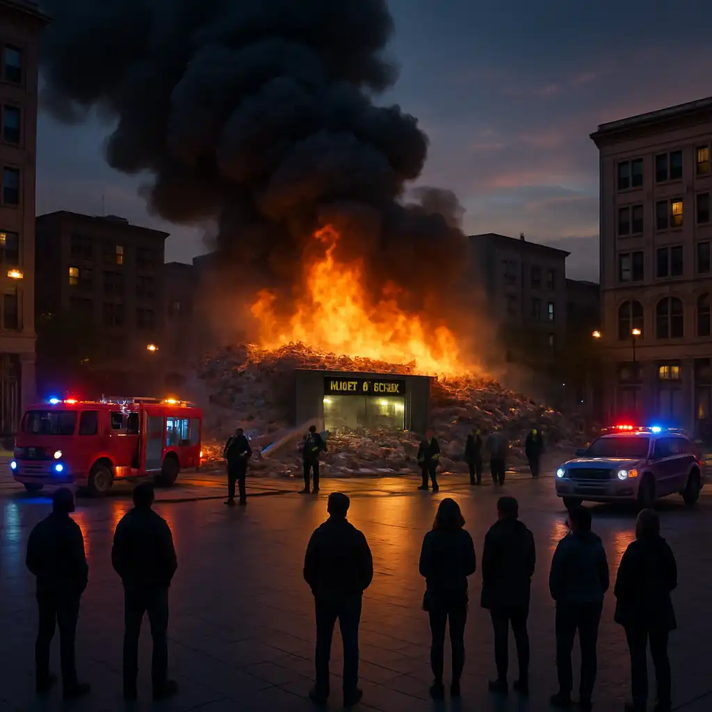 Подозрительный поджог на объекте Green For Life в Скарборо