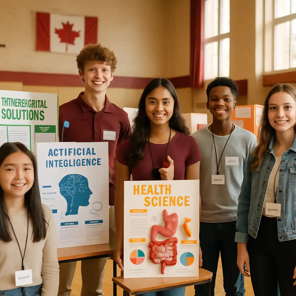 Пятеро школьников округа Симко поедут в Эдмонтон на общеканадскую ярмарку науки