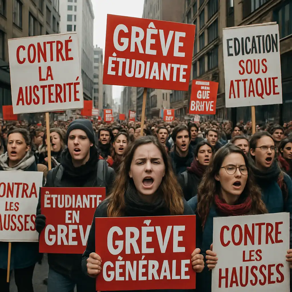 55 000 студентов Квебека бастуют против экономии в образовании