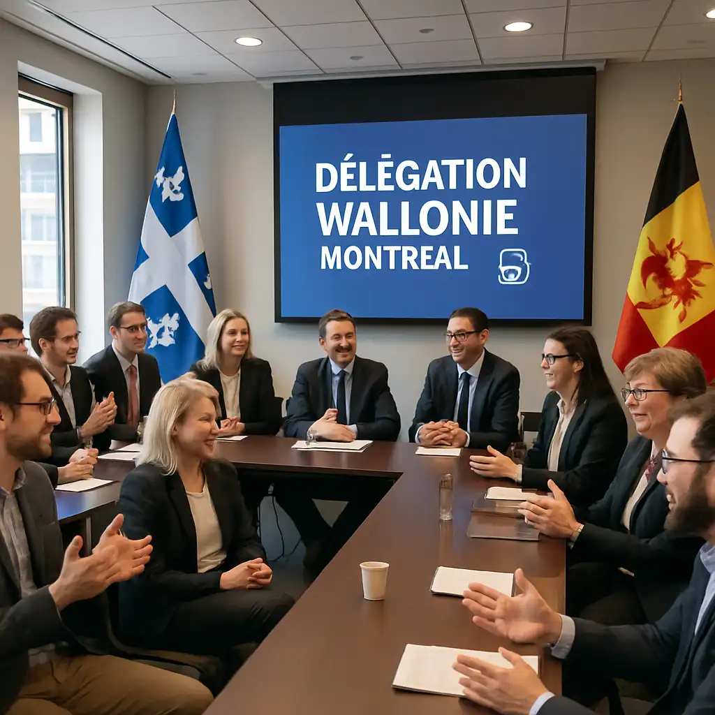 Визит делегации Валлонии и Французского сообщества в Монреаль
