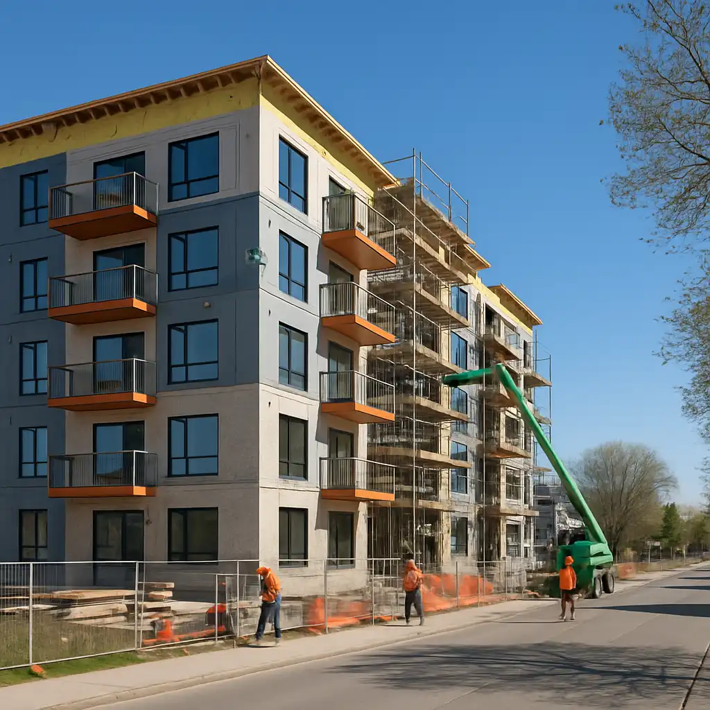 В районе Данлюс одобрили проект доступного жилья