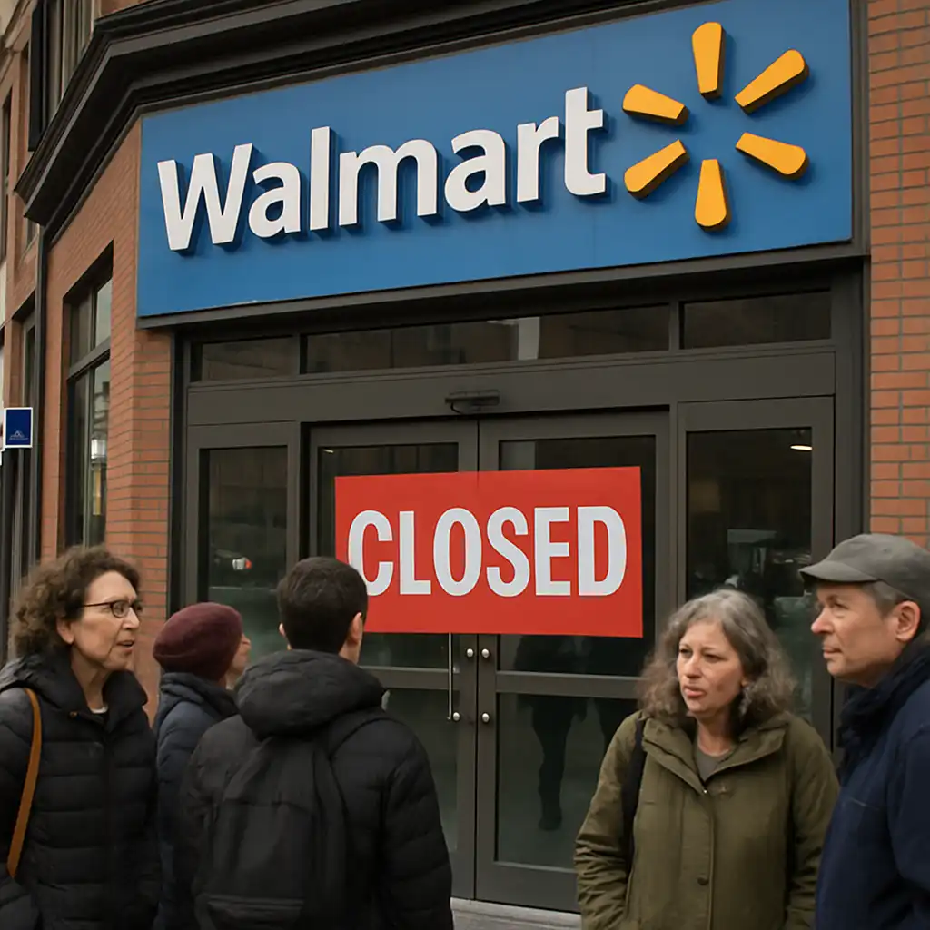 Walmart закрывает три магазина в Монреале