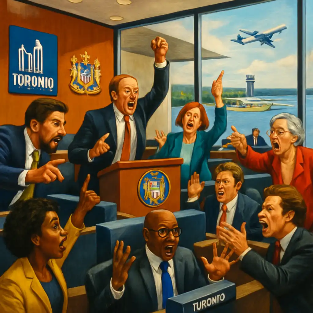 Совет Торонто обсуждает защиту доли в аэропорту Билли Бишопа