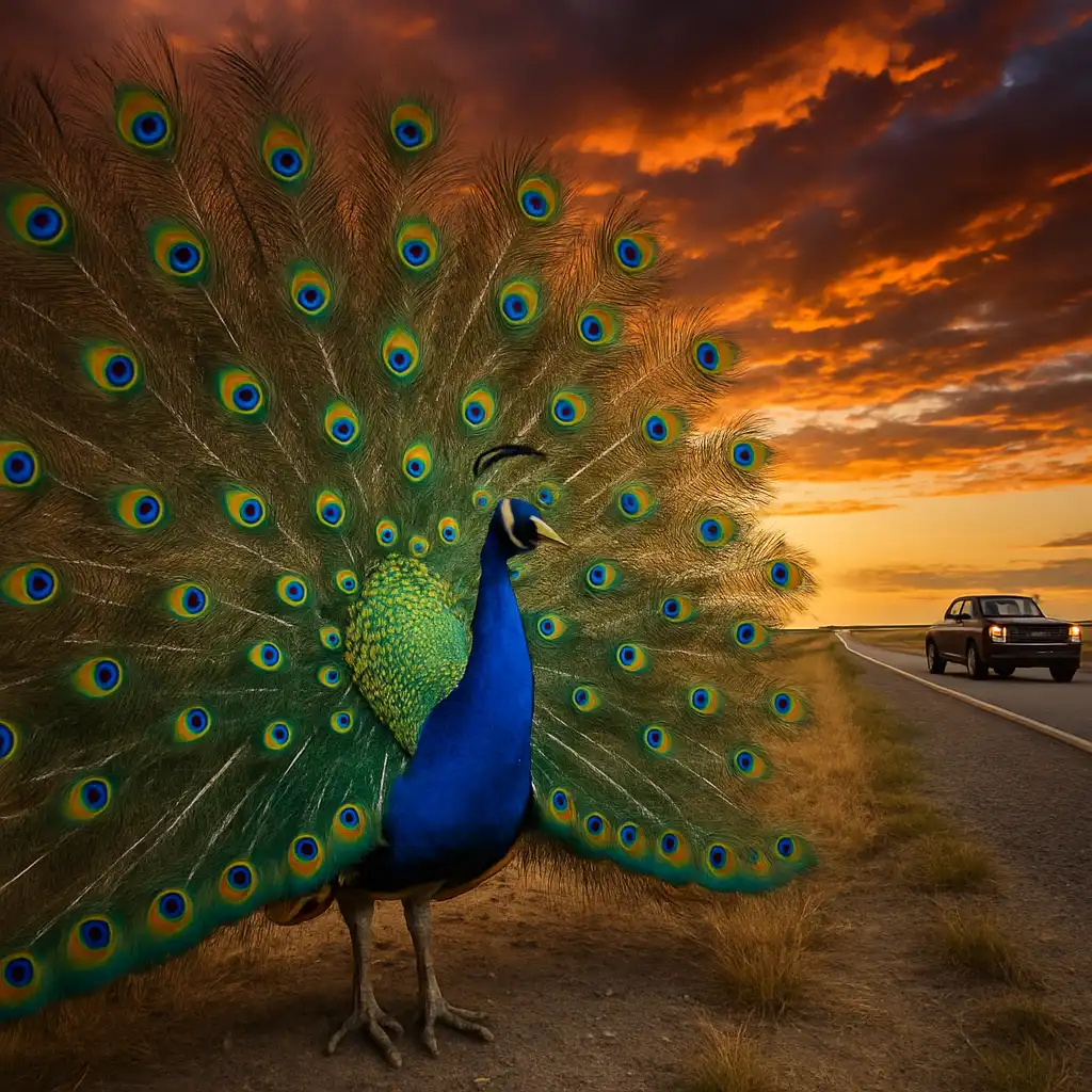 Похищенные павлины: Альберта ищет птиц после угона грузовика