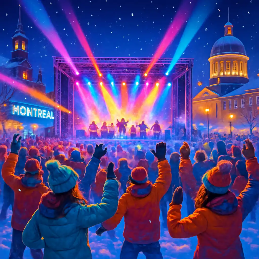 Как Igloofest преображает зиму в Монреале