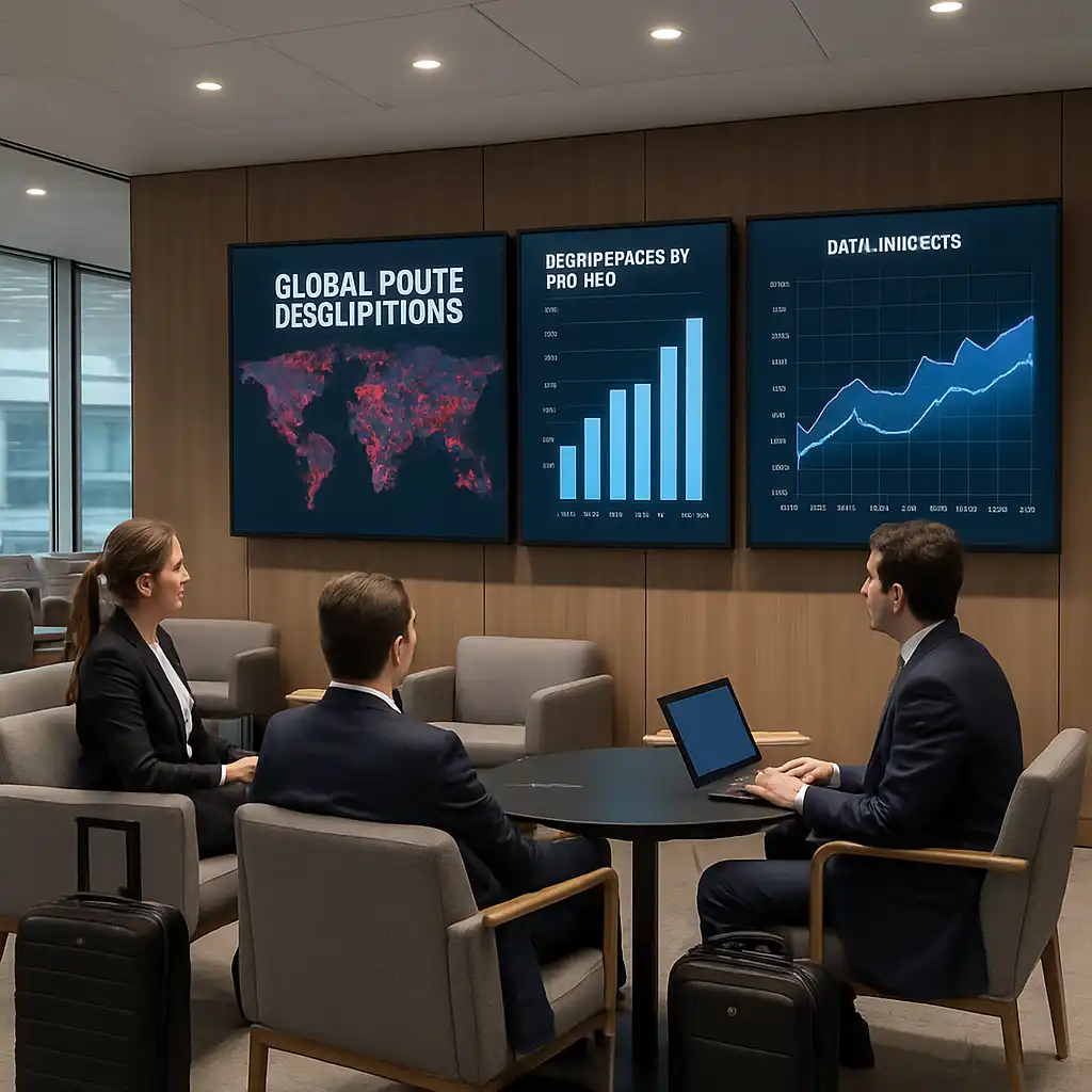 Глобальный деловой туризм: оптимизм упал с 59% до 41%, геополитика стала главным риском