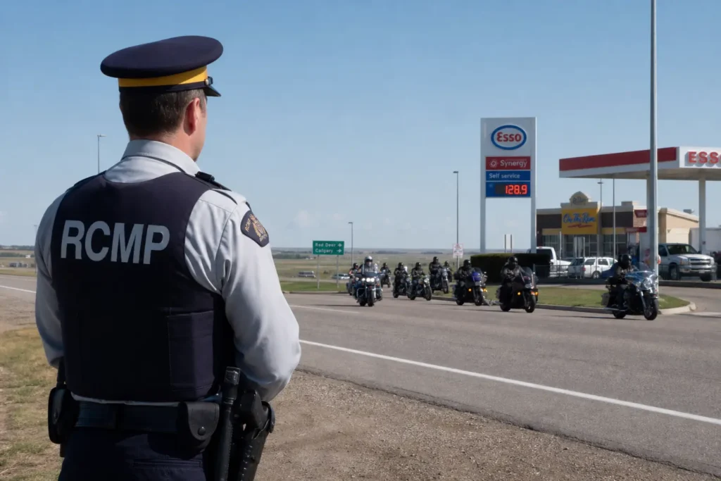 RCMP предупреждает: активность мотоциклетных банд возрастёт в Альберте
