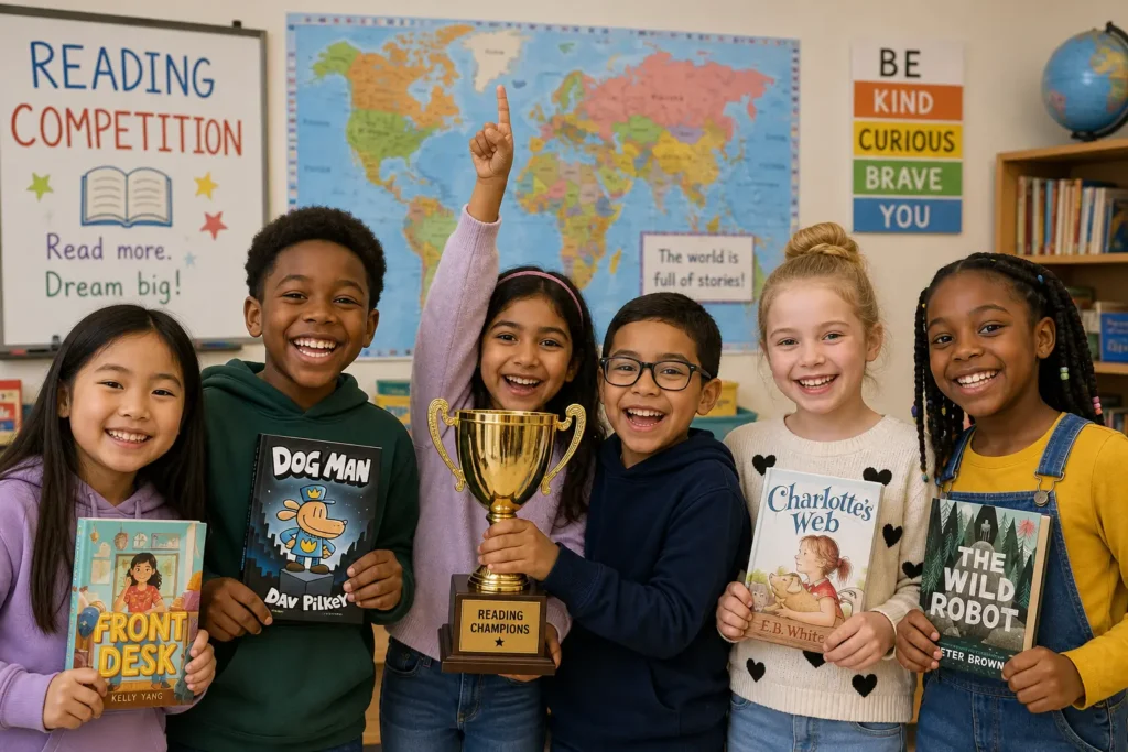 Школа Beacon Hill Public School заняла 1-е место в Канаде и 5-е место в мире на турнире Shoelace Global Reading Tournament