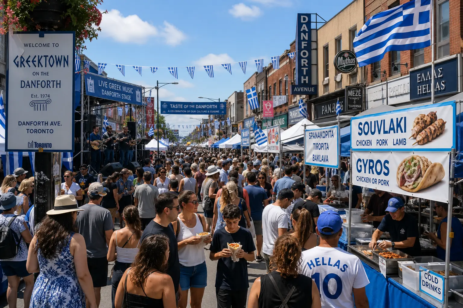 Taste of the Danforth возвращается после двухлетнего перерыва