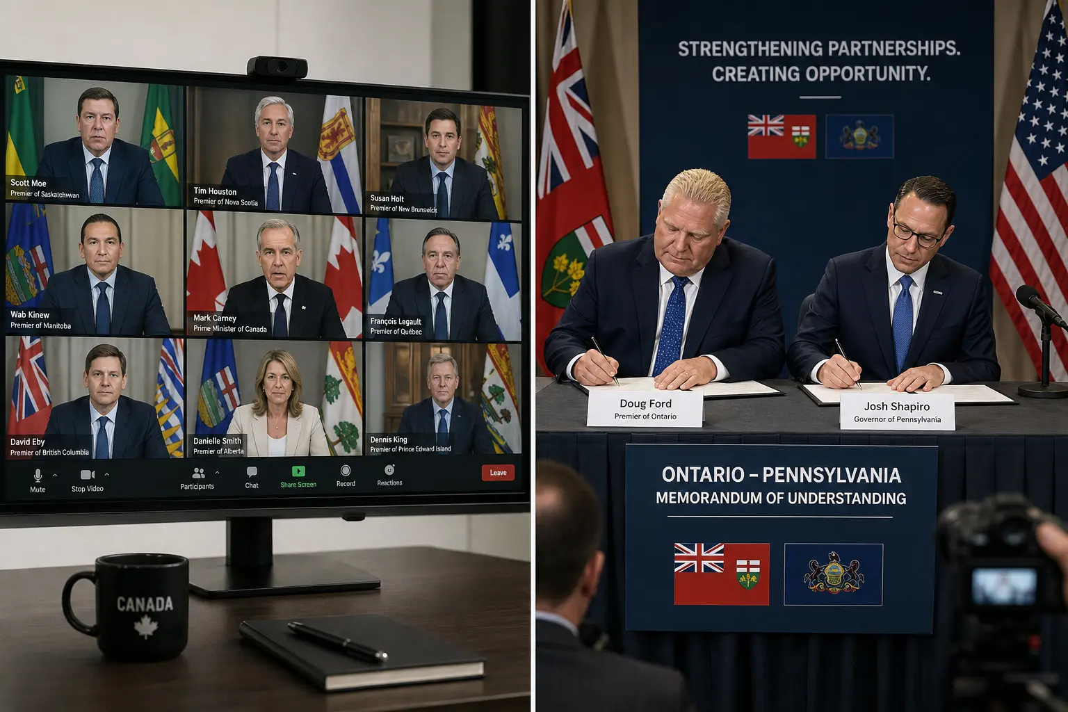 USMCA под угрозой: Карни встретился с провинциальными премьерами