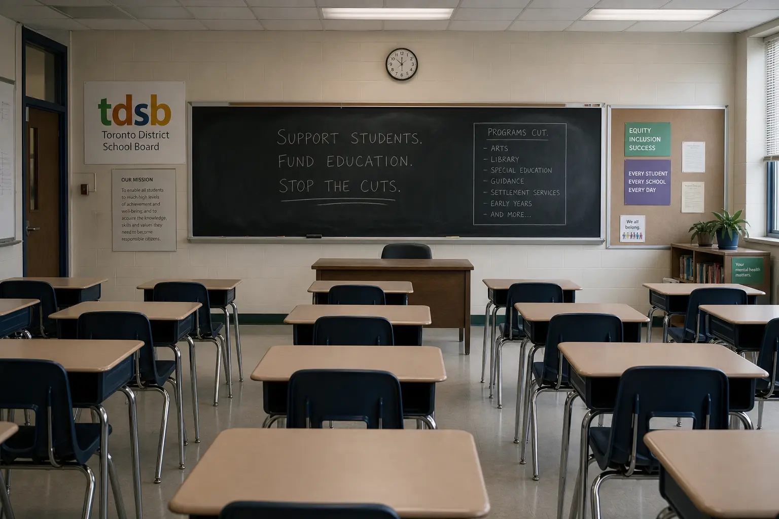 TDSB сокращает почти 800 должностей: удар по каждой школе